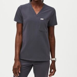 Figs Women's Straight Leg Pants - Charcoal Gray